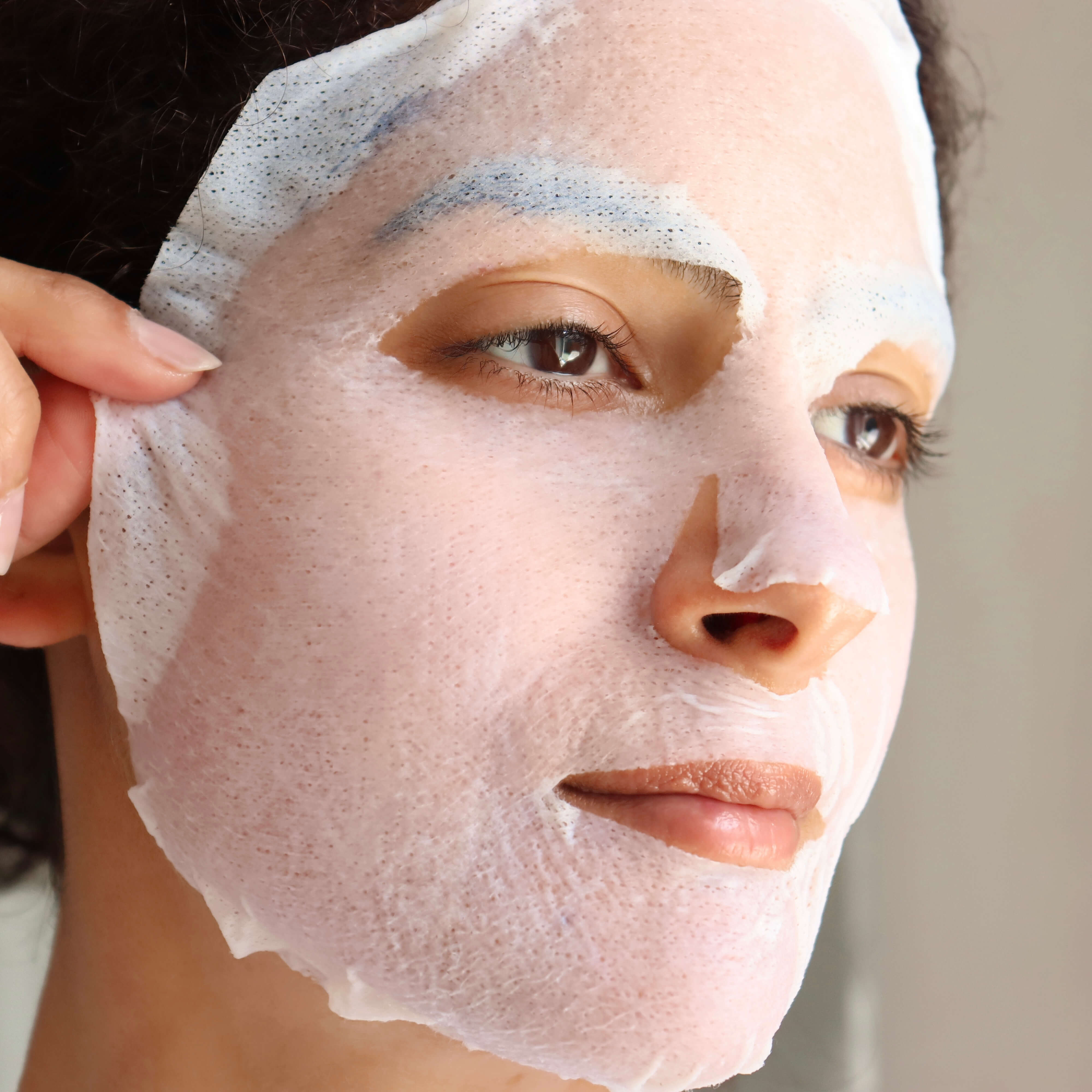 Masques faciaux au sérum d’oxygène